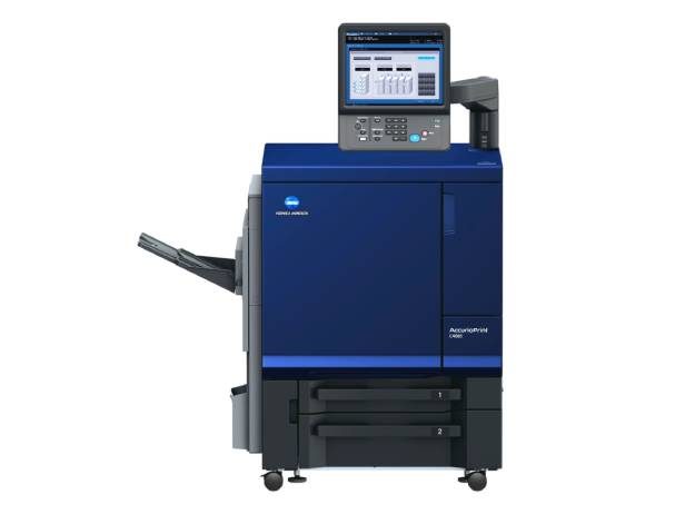 Print Plus print shop interior in Vile Parle Mumbai