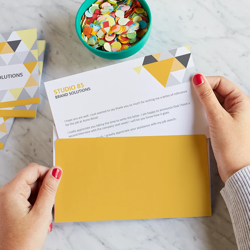 Leaflet & Envelope